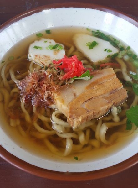 Mozuku soba, classic Zamami